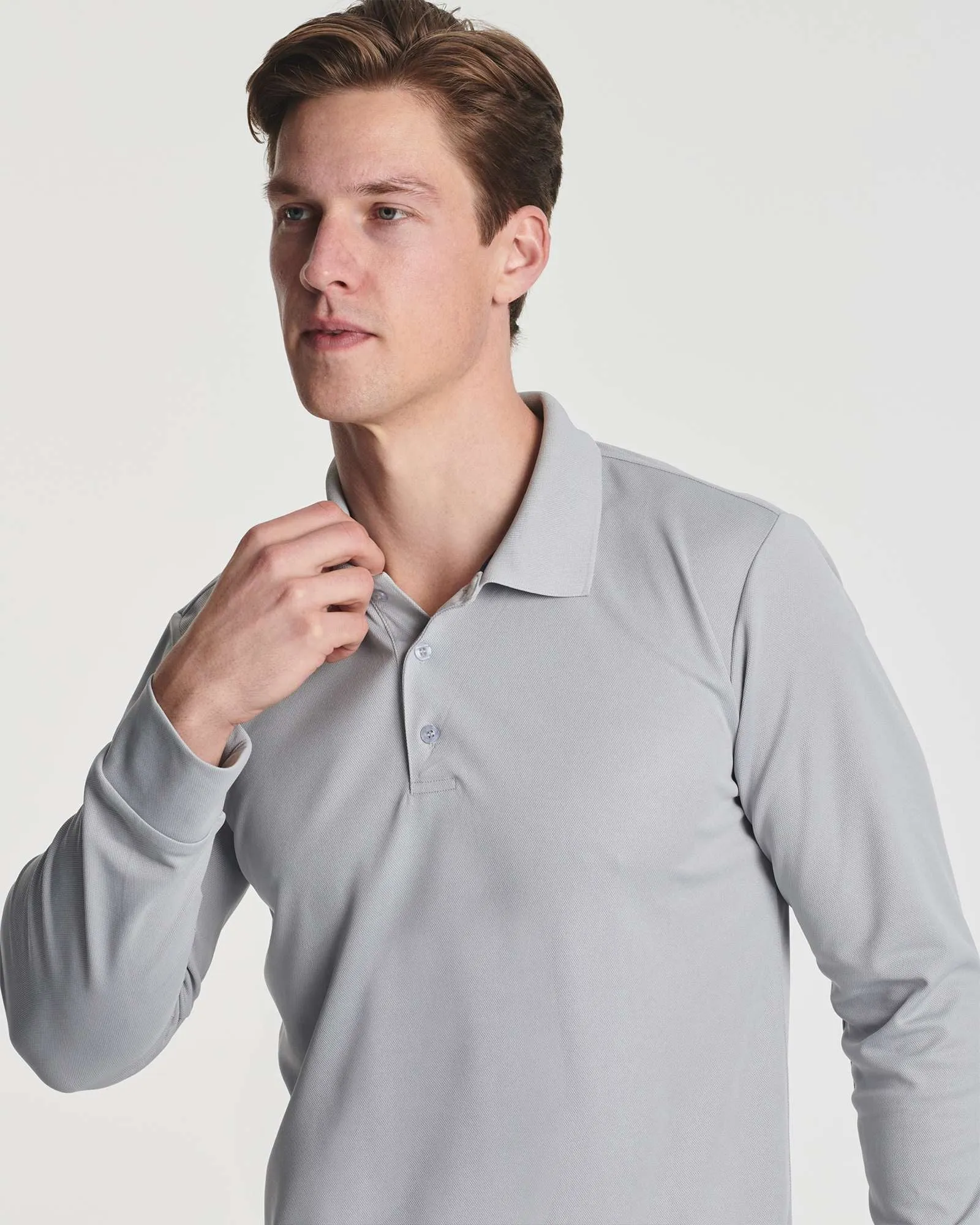 3 Pack: Mens Active Performance Polo Shirt