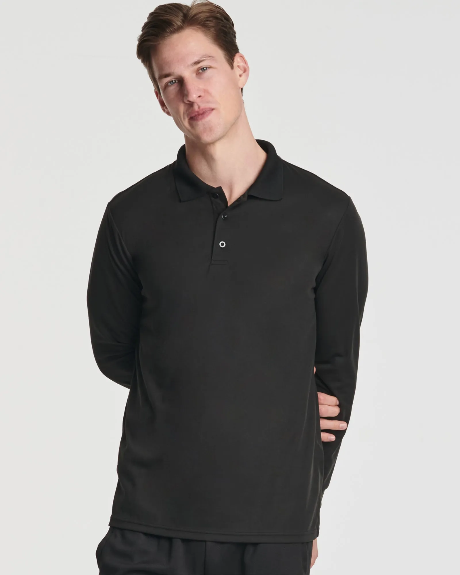 3 Pack: Mens Active Performance Polo Shirt