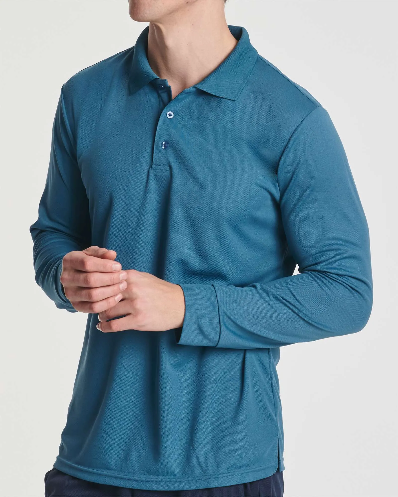 3 Pack: Mens Active Performance Polo Shirt