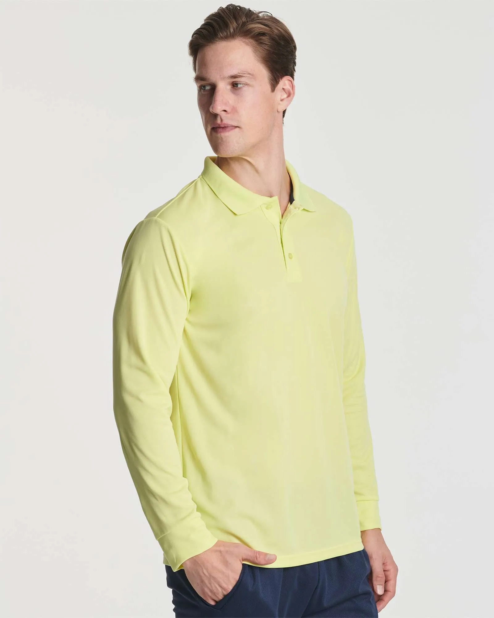 3 Pack: Mens Active Performance Polo Shirt