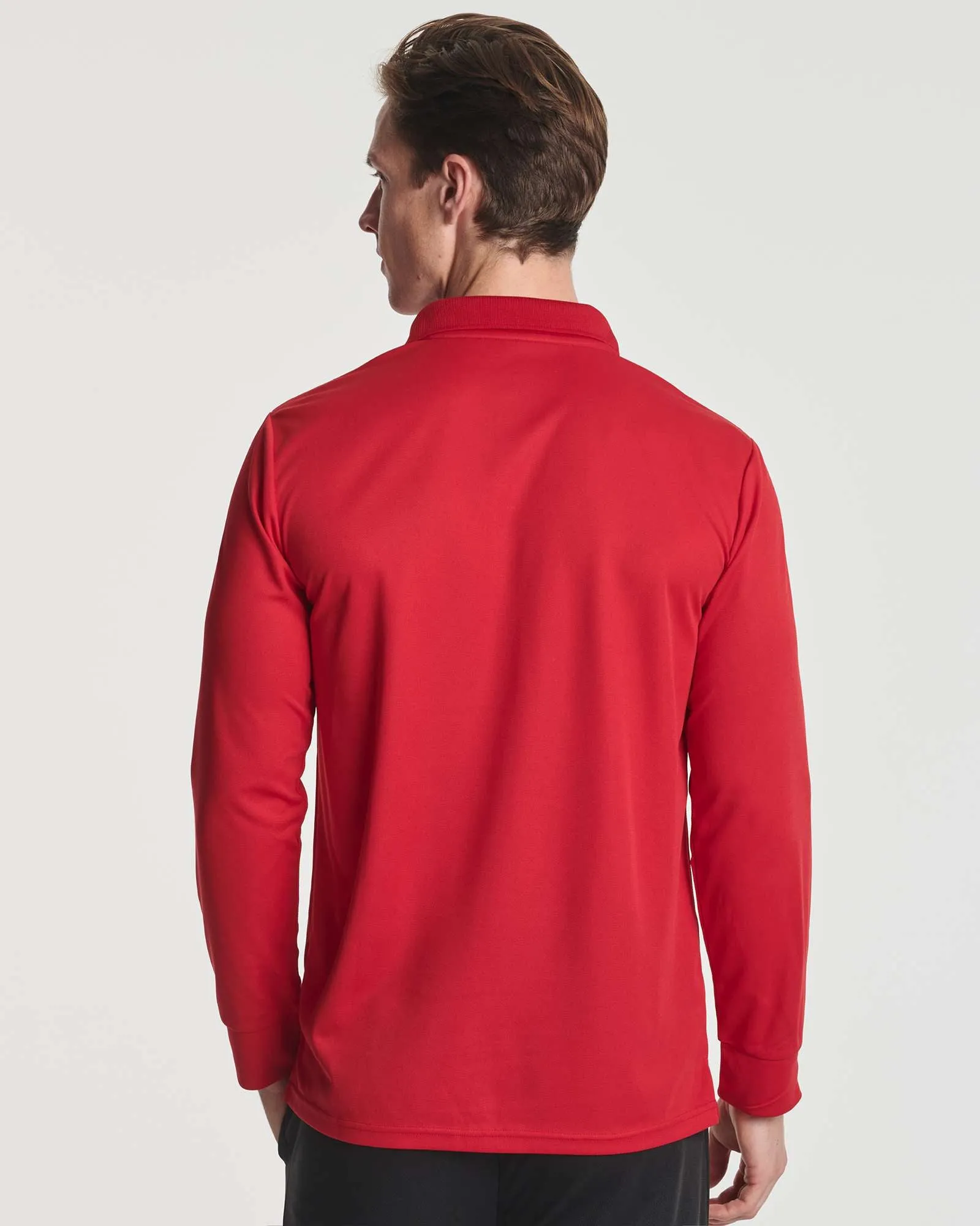 3 Pack: Mens Active Performance Polo Shirt