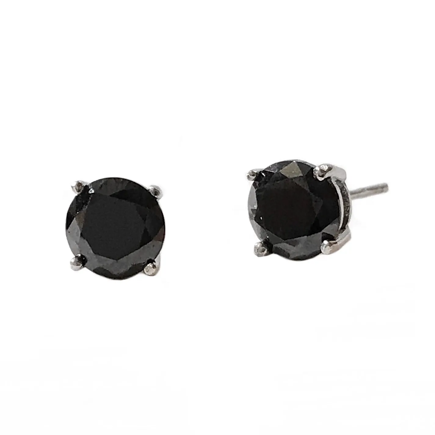 Amy Round Birthstone 7mm Studs