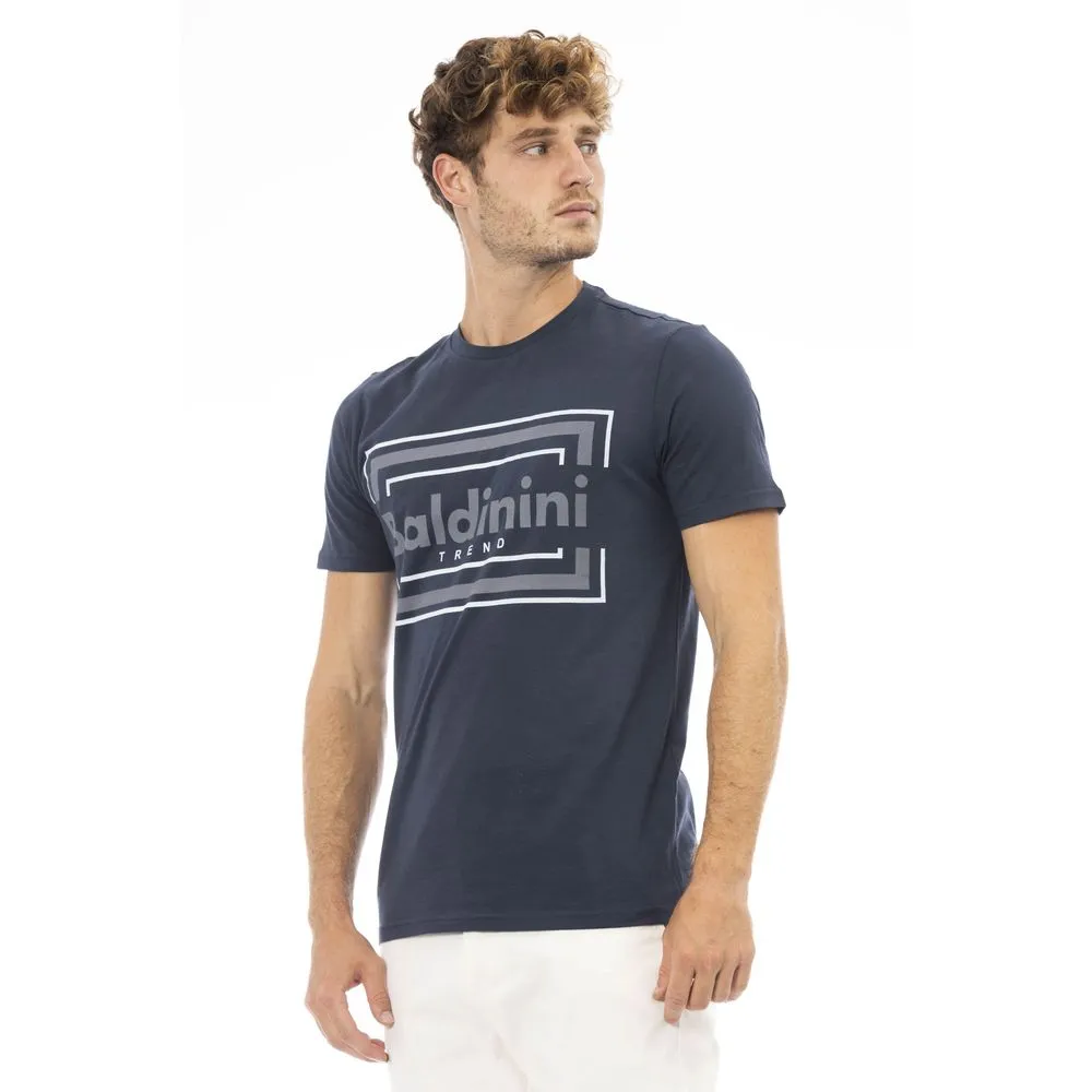 Baldinini Trend Blue Cotton Men Men's T-Shirt