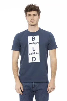 Baldinini Trend Blue Cotton Men Men's T-Shirt