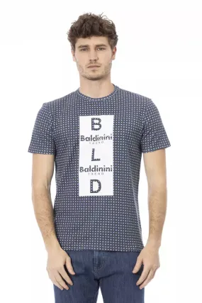 Baldinini Trend Gray Cotton Men Men's T-Shirt