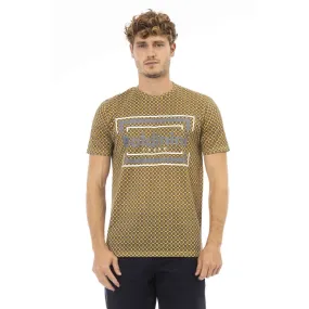 Baldinini Trend Gray Cotton Men Men's T-Shirt