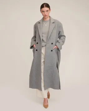 Baylor Double Breasted Wool Overcoat