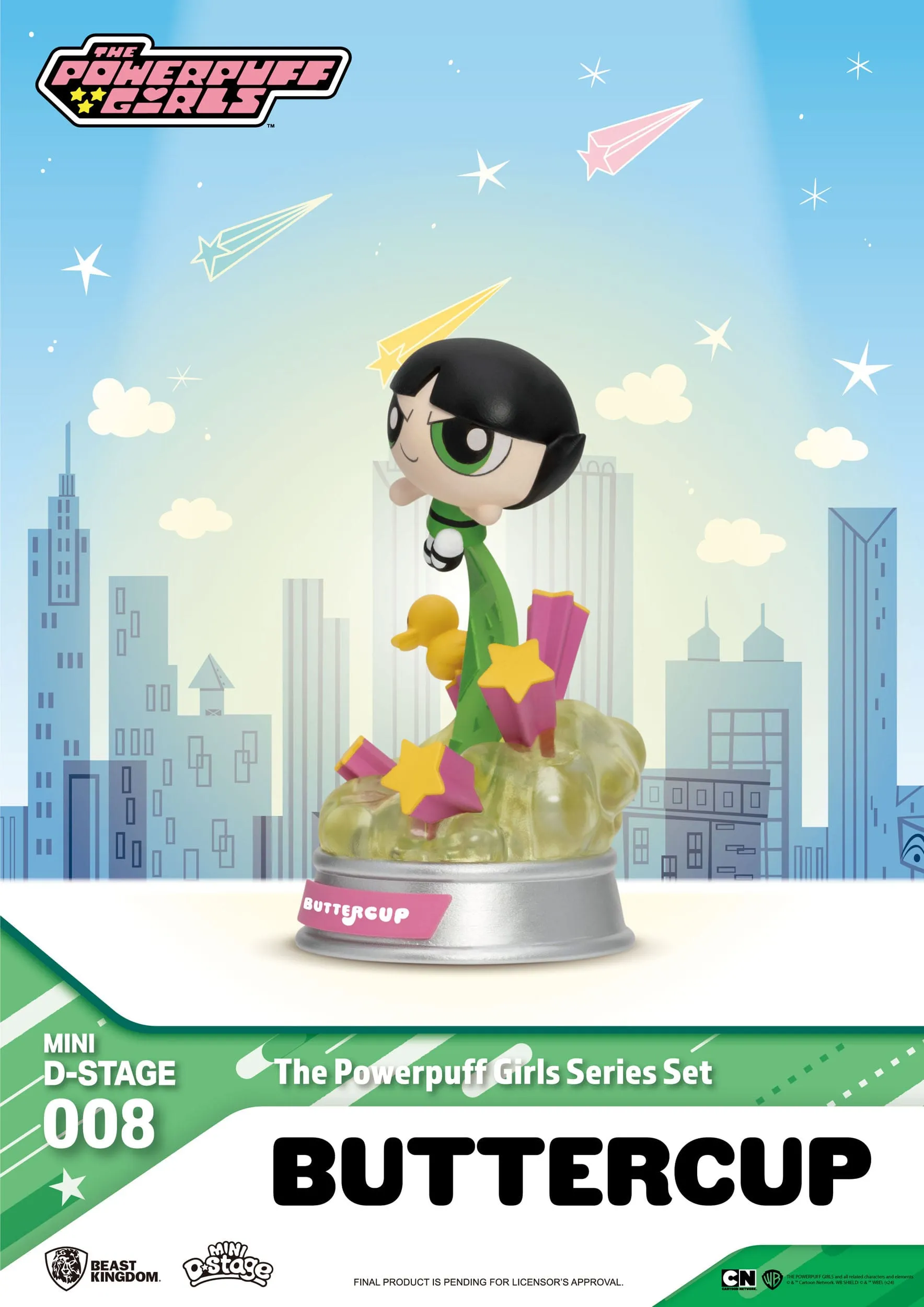 Beast Kingdom The Powerpuff Girls Series Mini D-Stage Diorama Set