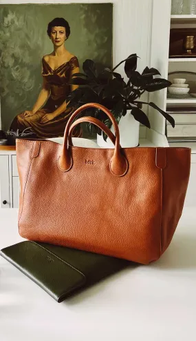 Beck Medium Classic Tote - Teddy Bear Brown