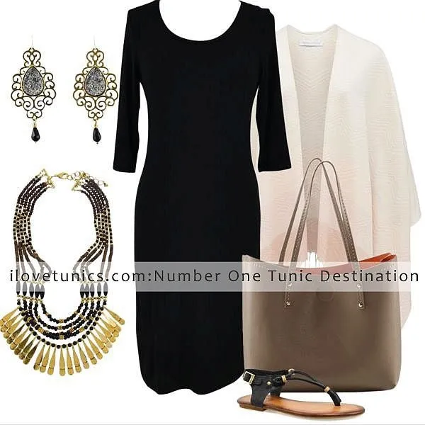 Black Long Tunic Dress