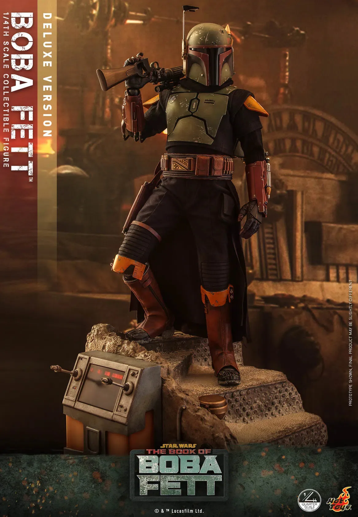 Boba Fett: Deluxe: Star Wars: The Book Of Boba Fett: Quarter Scale: QS023