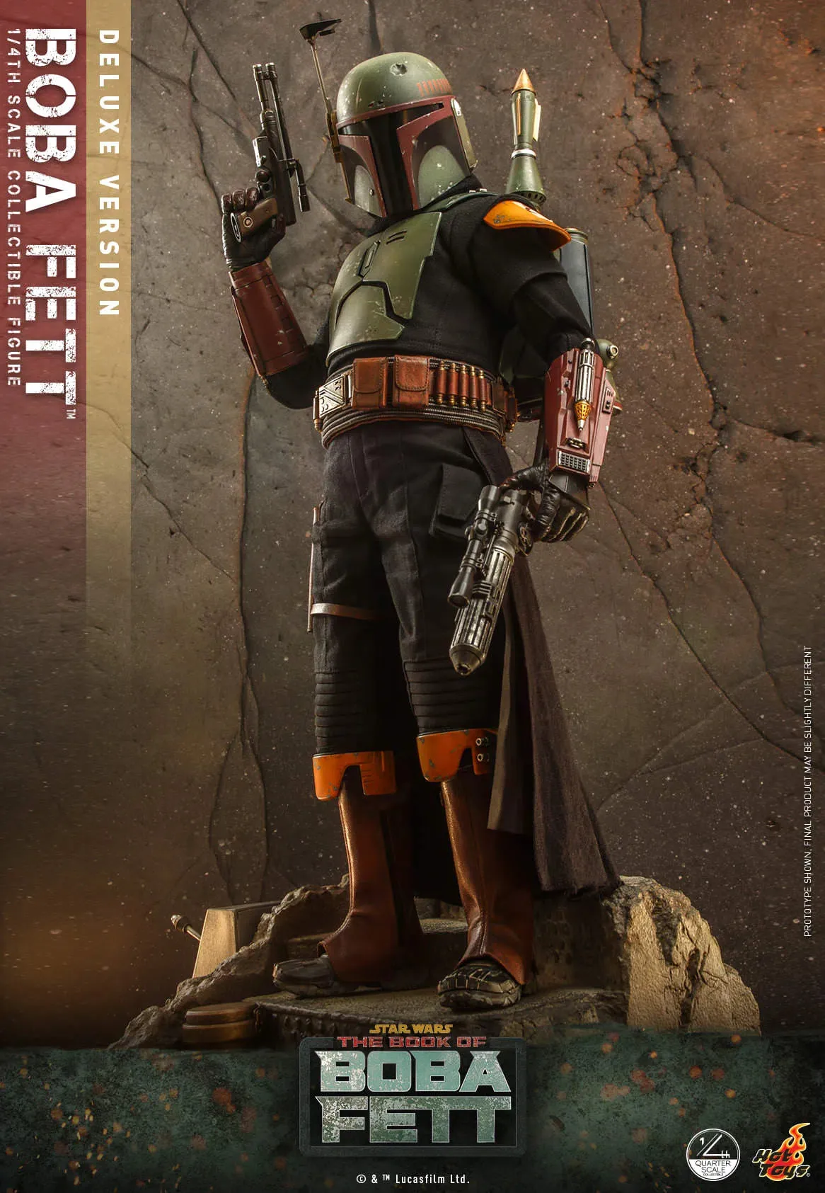 Boba Fett: Deluxe: Star Wars: The Book Of Boba Fett: Quarter Scale: QS023