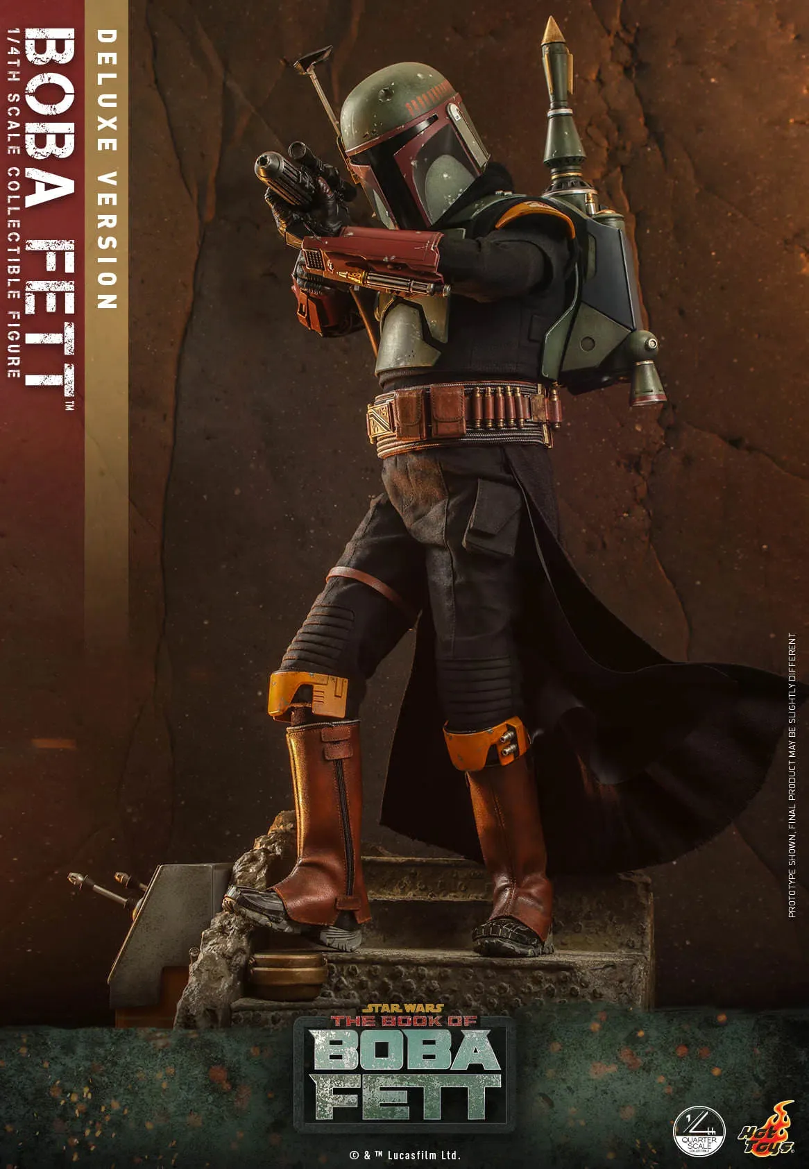 Boba Fett: Deluxe: Star Wars: The Book Of Boba Fett: Quarter Scale: QS023