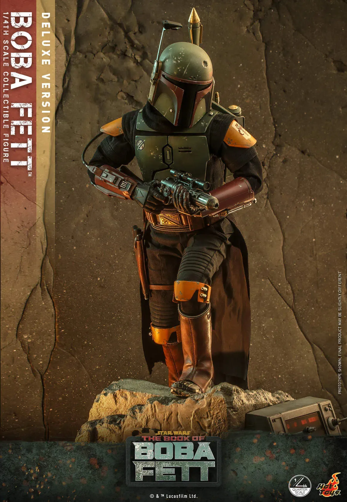 Boba Fett: Deluxe: Star Wars: The Book Of Boba Fett: Quarter Scale: QS023