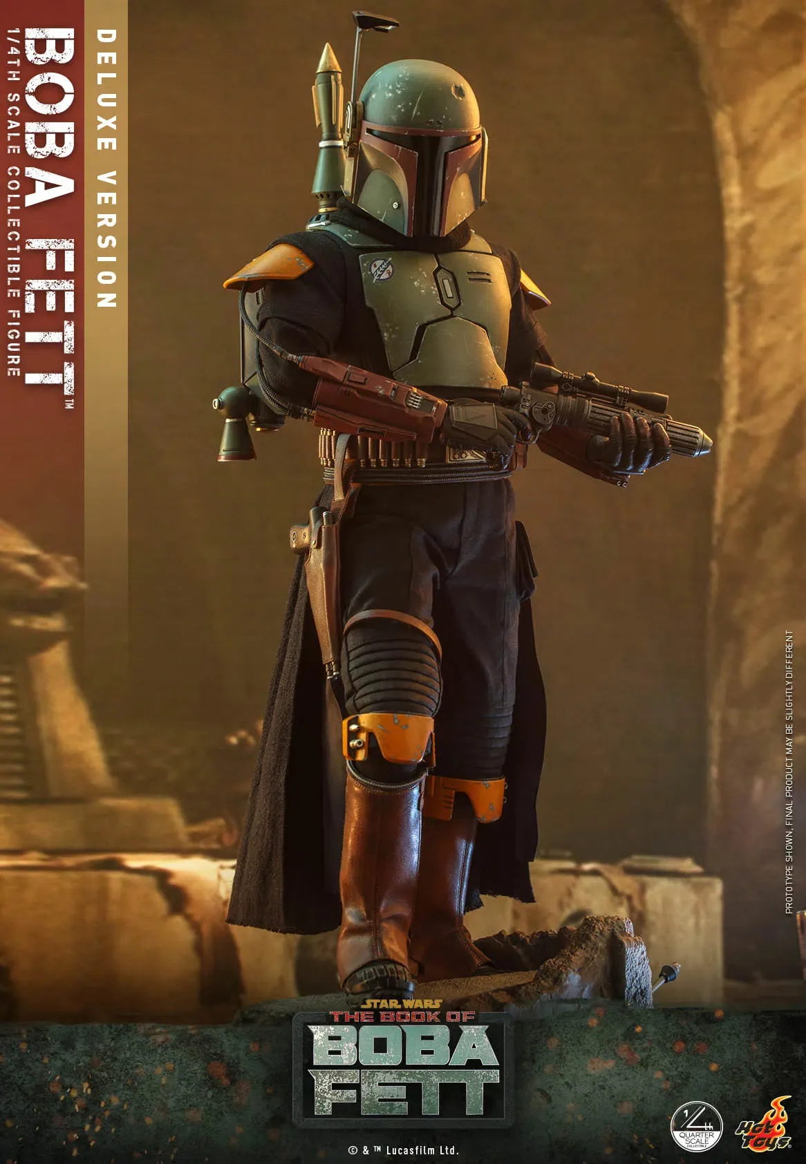 Boba Fett: Deluxe: Star Wars: The Book Of Boba Fett: Quarter Scale: QS023