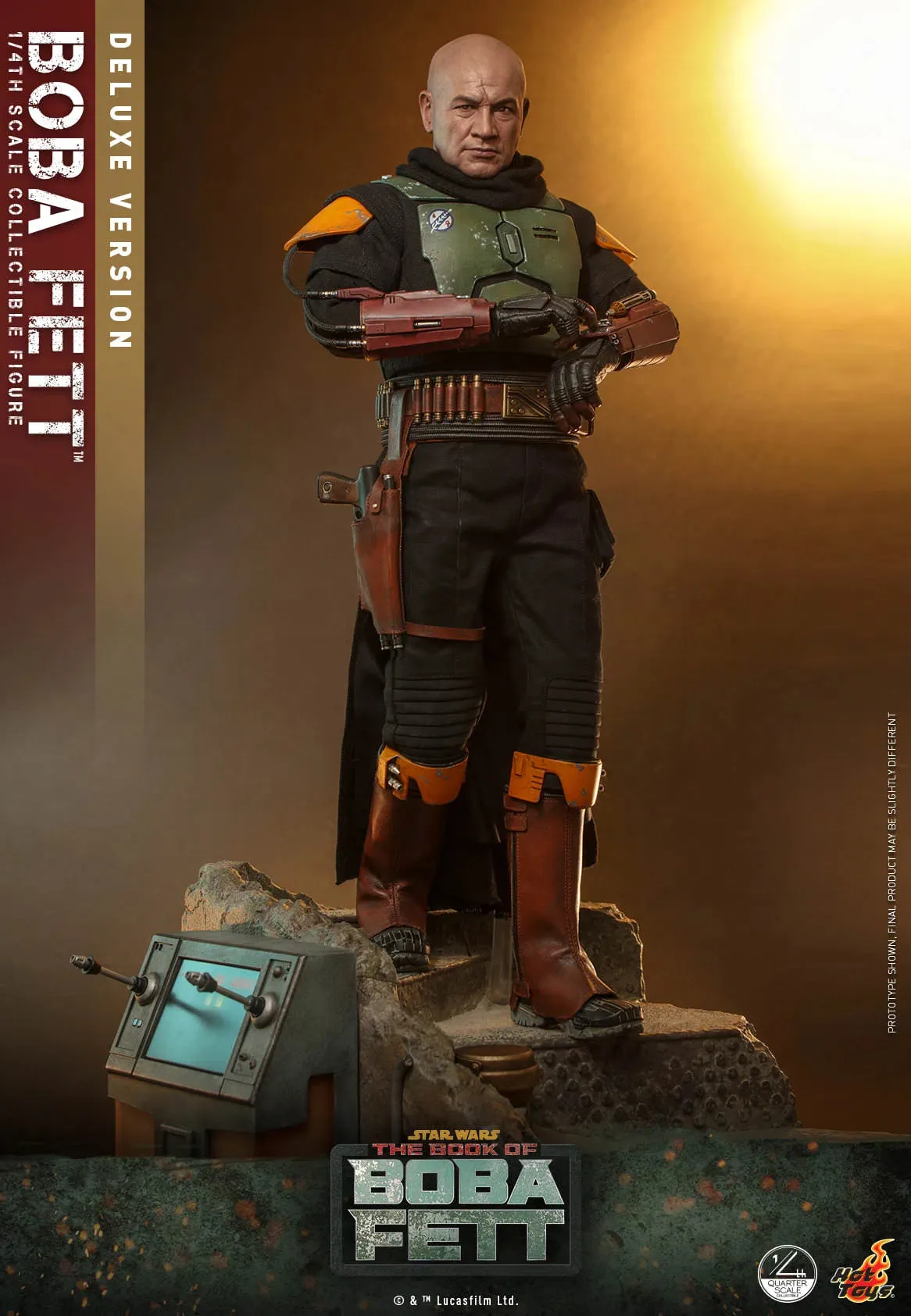 Boba Fett: Deluxe: Star Wars: The Book Of Boba Fett: Quarter Scale: QS023
