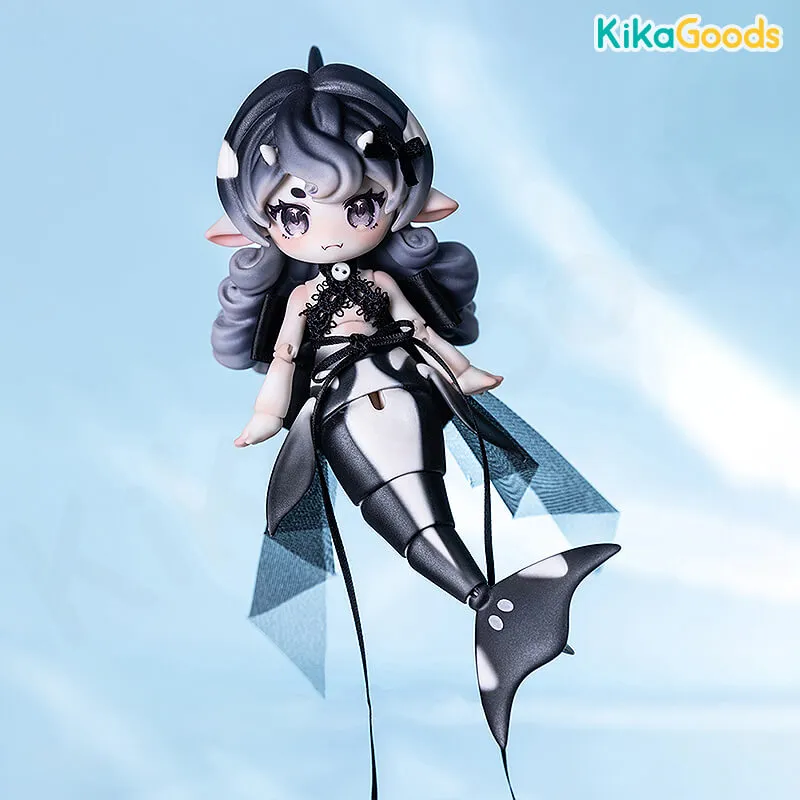 Bonbon Galaxy 1/12 BJD Painted Mermaid Full Set - Killer Whale
