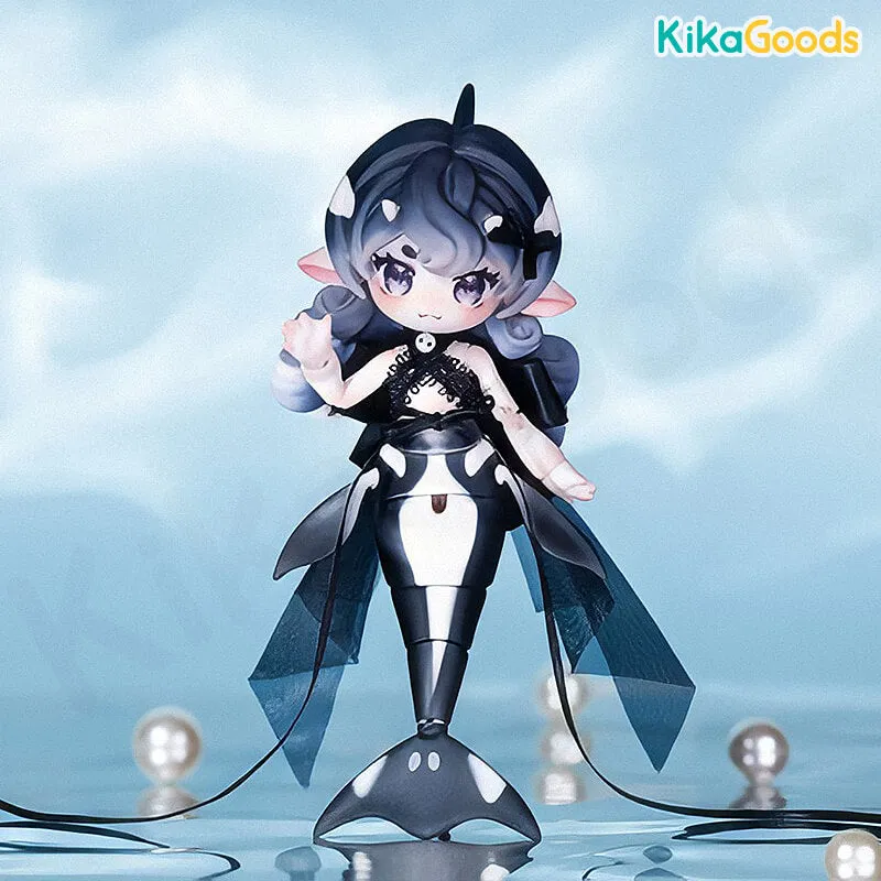 Bonbon Galaxy 1/12 BJD Painted Mermaid Full Set - Killer Whale