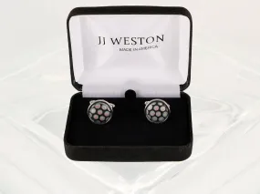 Boy's Cuff Links 22949 Black/Silver