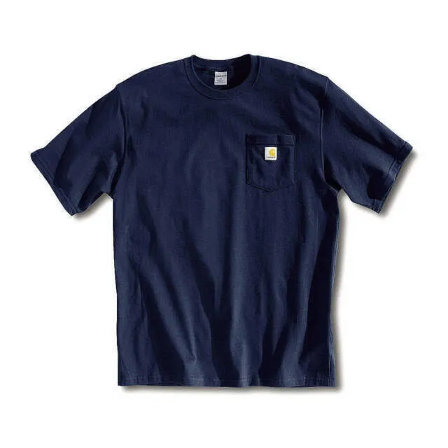 Carhartt K87 Workwear Pocket T-Shirt Navy