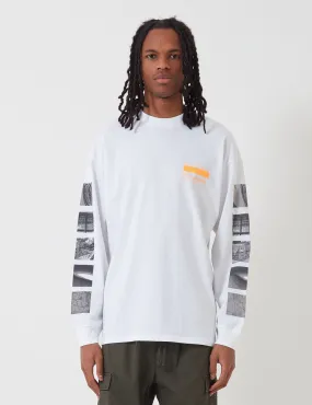 Carhartt-WIP Stack Long Sleeve T-Shirt - White