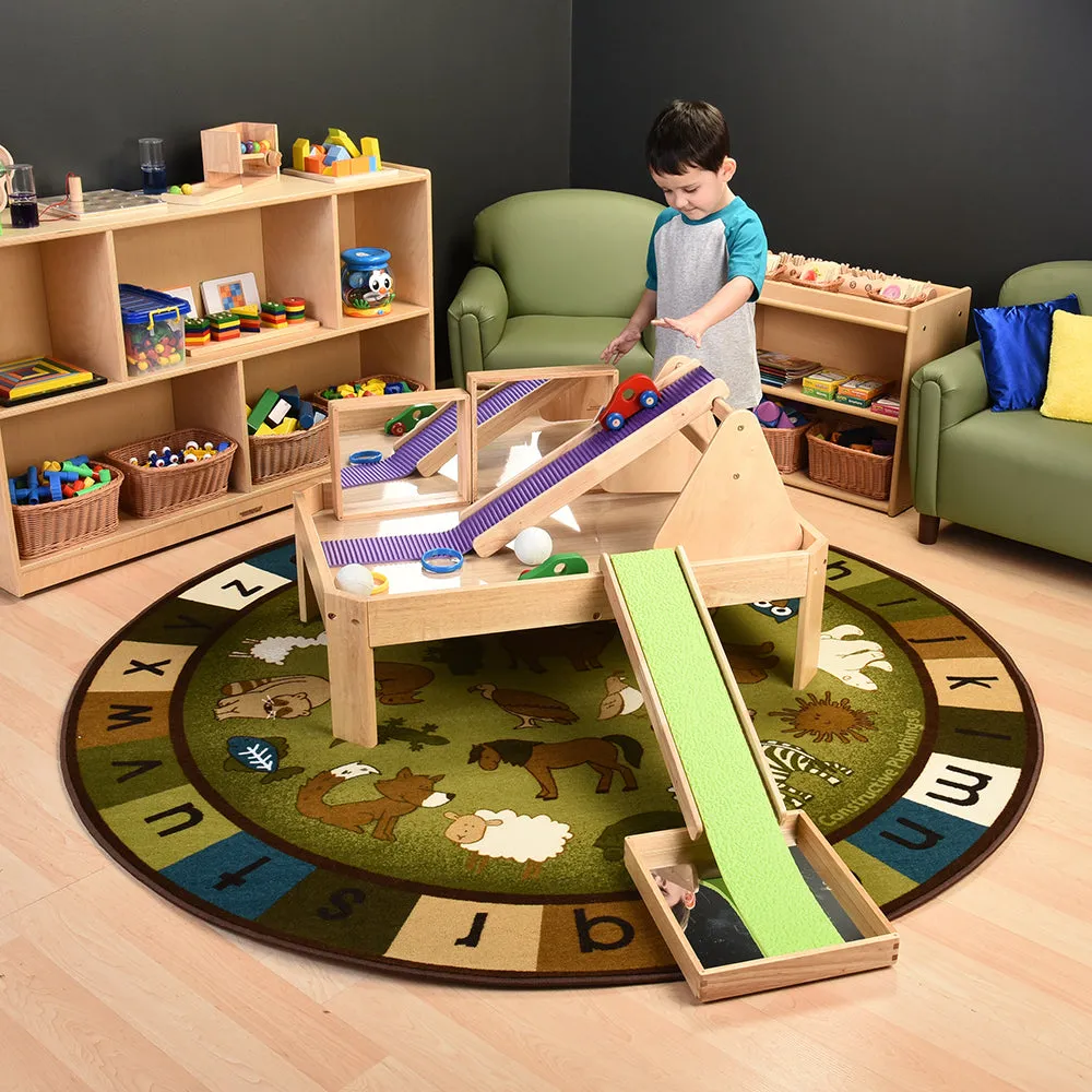 Carpet for Kids® Earthtone Animals 6' Round Rug