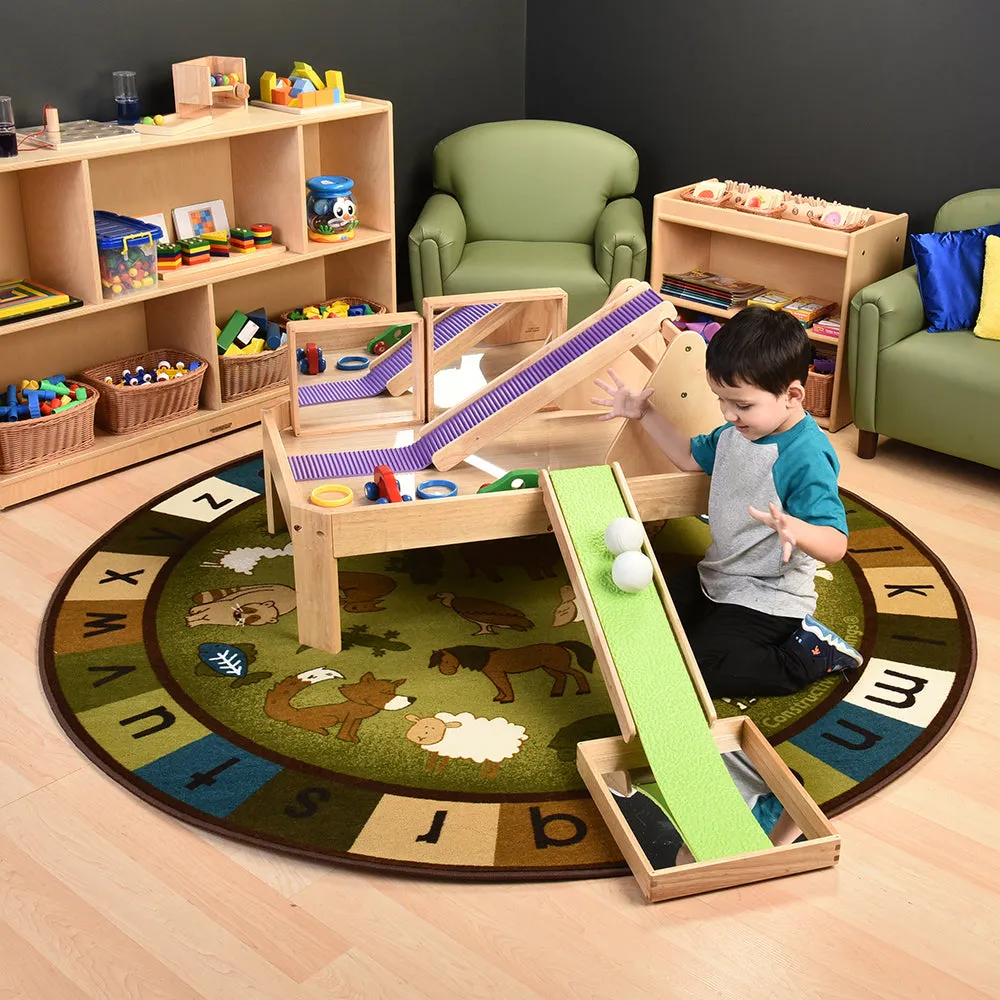 Carpet for Kids® Earthtone Animals 6' Round Rug