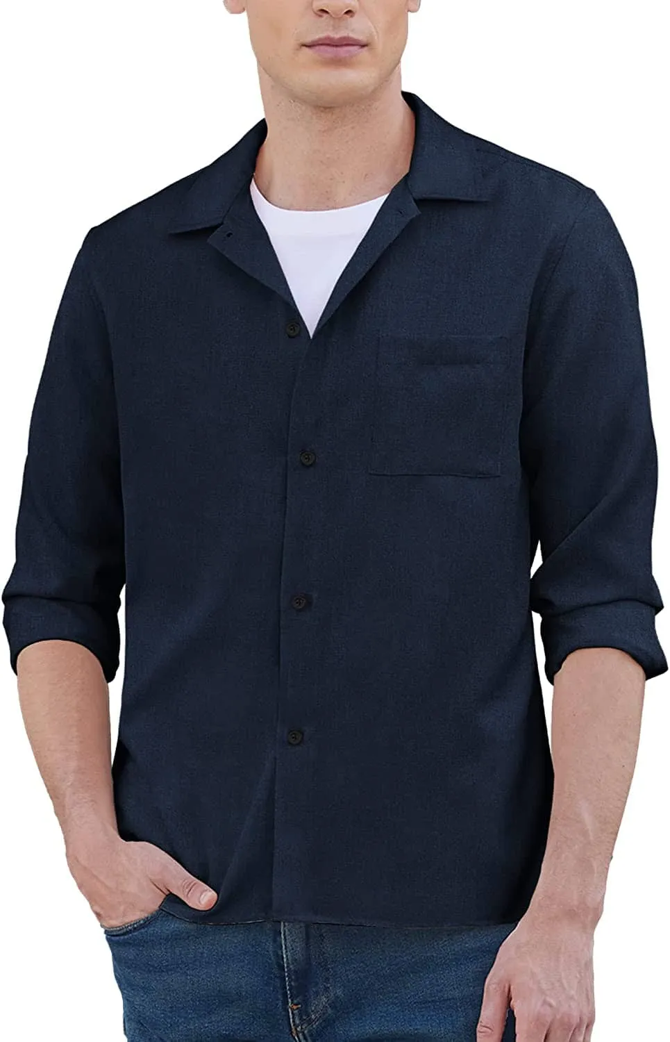 Casual Button Down Long Sleeve Shirt (US Only)