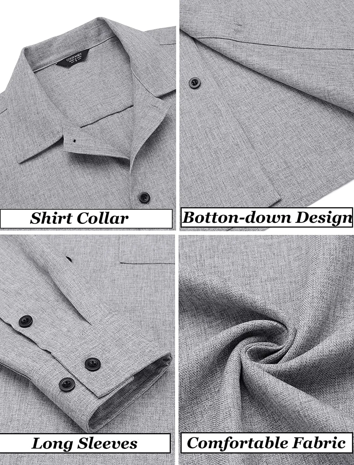 Casual Button Down Long Sleeve Shirt (US Only)
