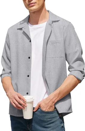 Casual Button Down Long Sleeve Shirt (US Only)