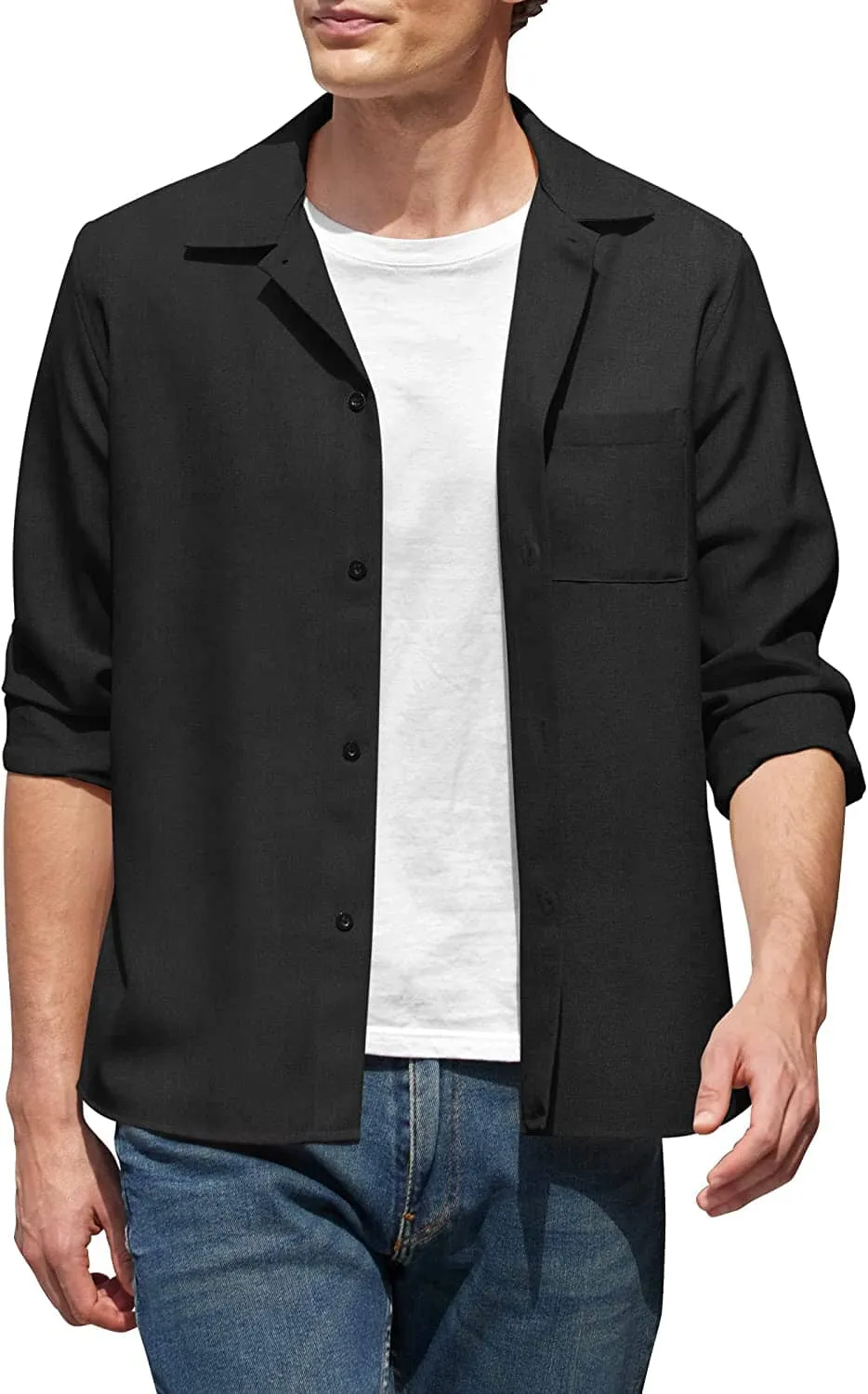Casual Button Down Long Sleeve Shirt (US Only)