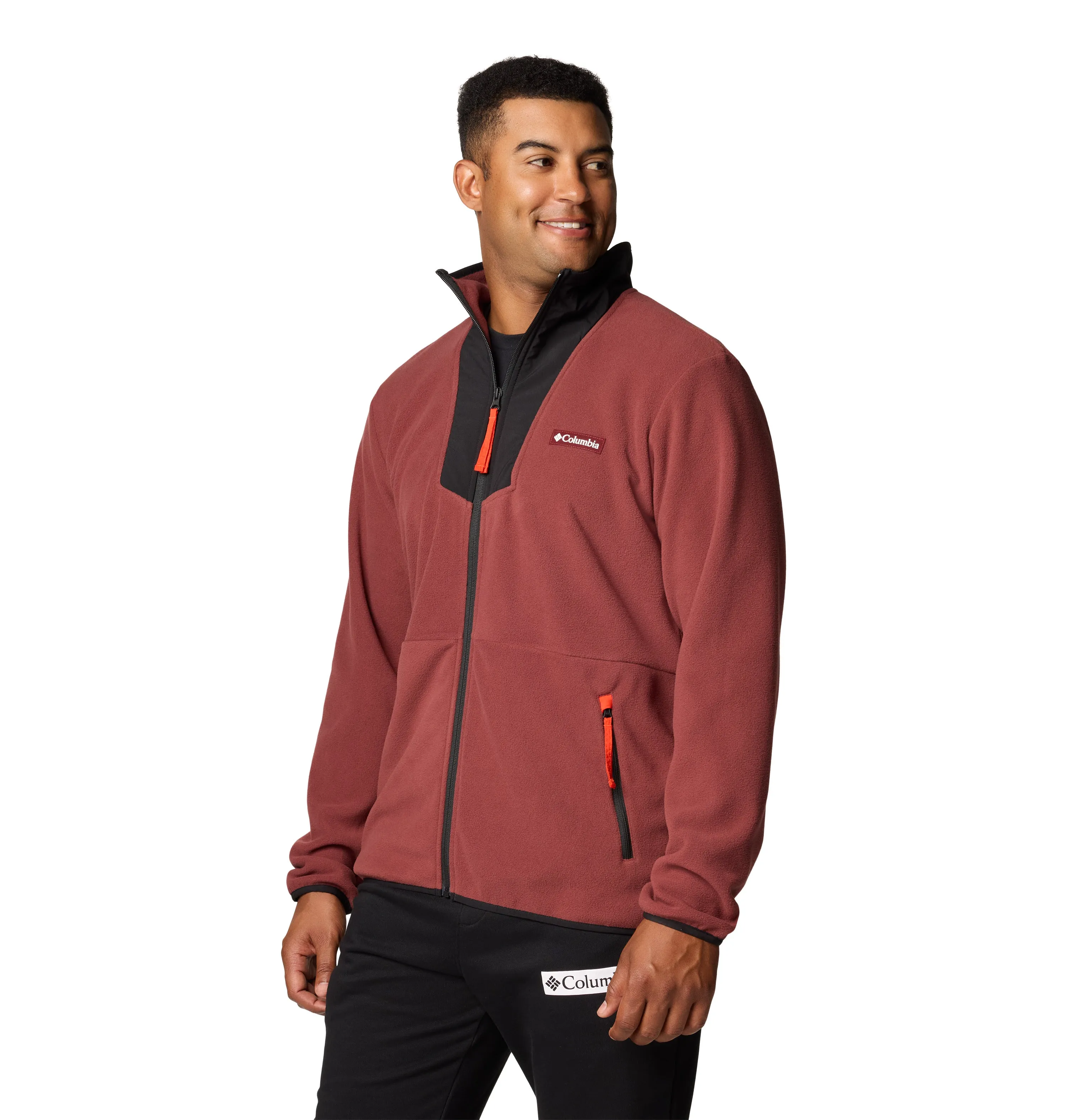 Columbia Men's Sequoia Grove Full Zip Fleece (Spice/Black)