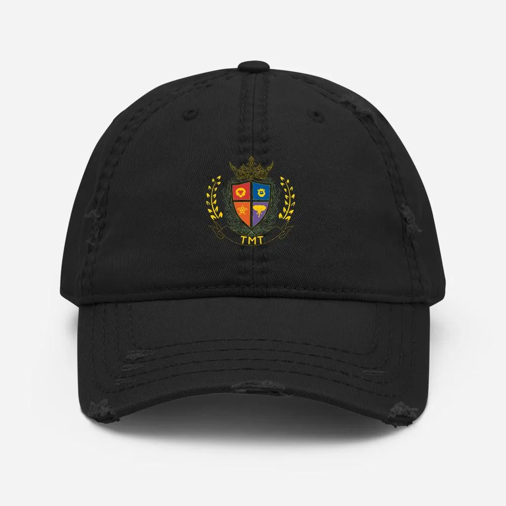 Crested Distressed Hat
