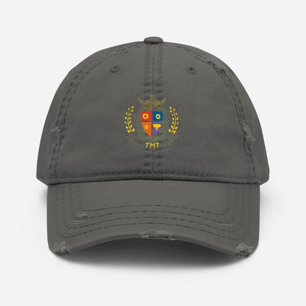 Crested Distressed Hat
