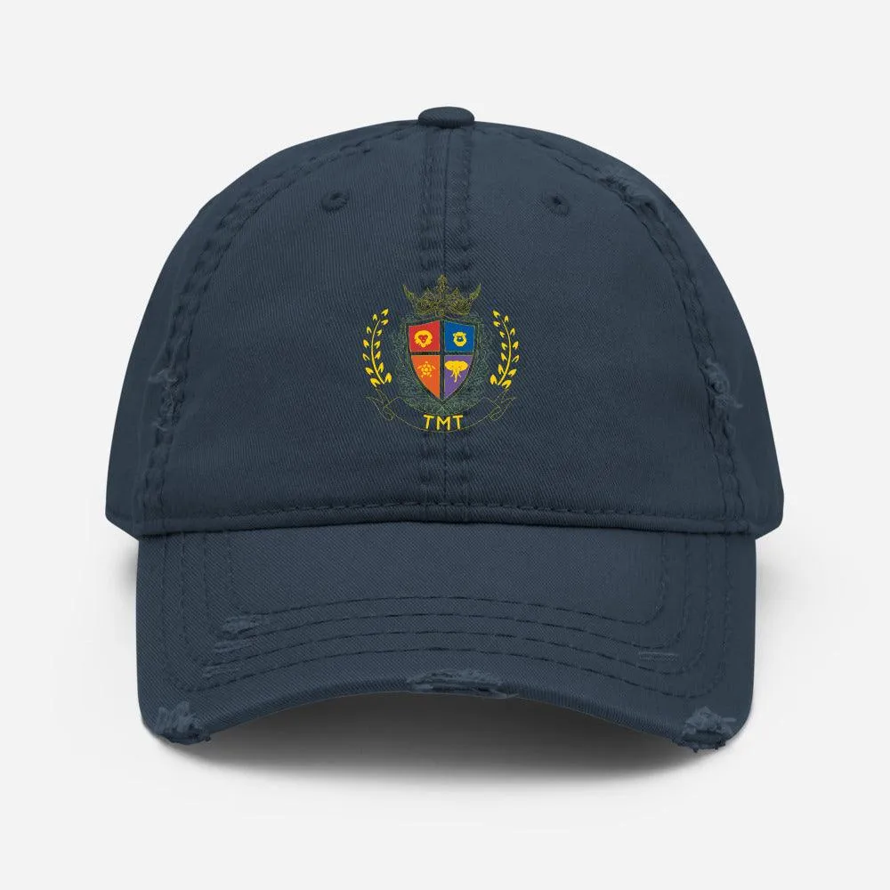 Crested Distressed Hat