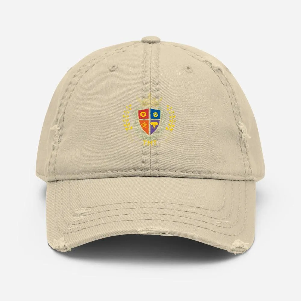 Crested Distressed Hat
