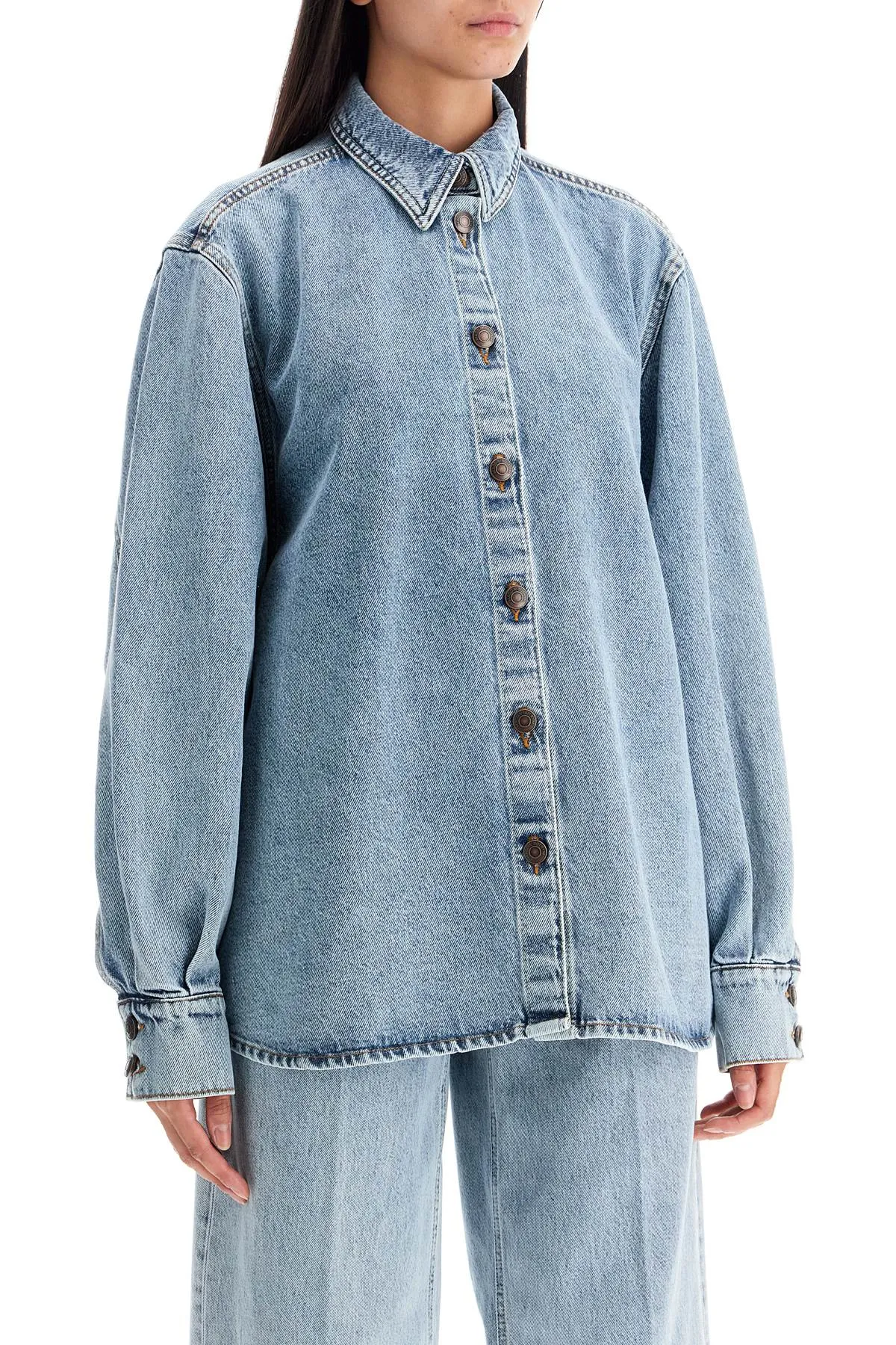 Denim Oversized Shirt For Women