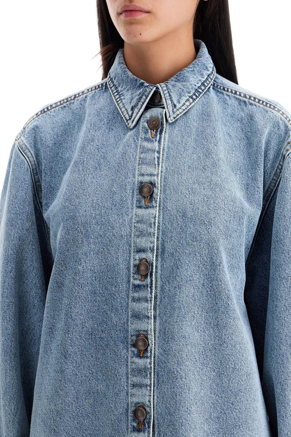 Denim Oversized Shirt For Women
