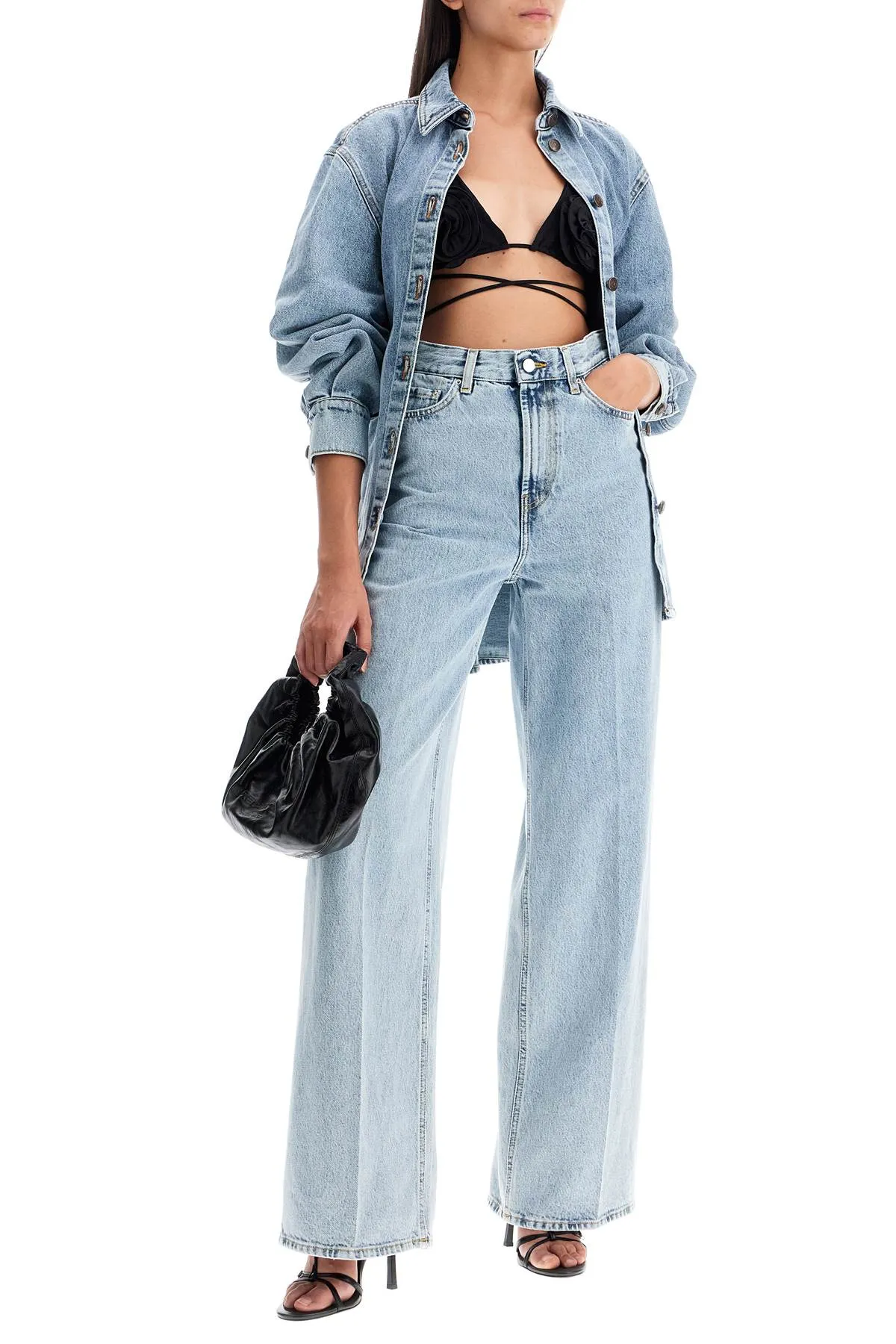 Denim Oversized Shirt For Women
