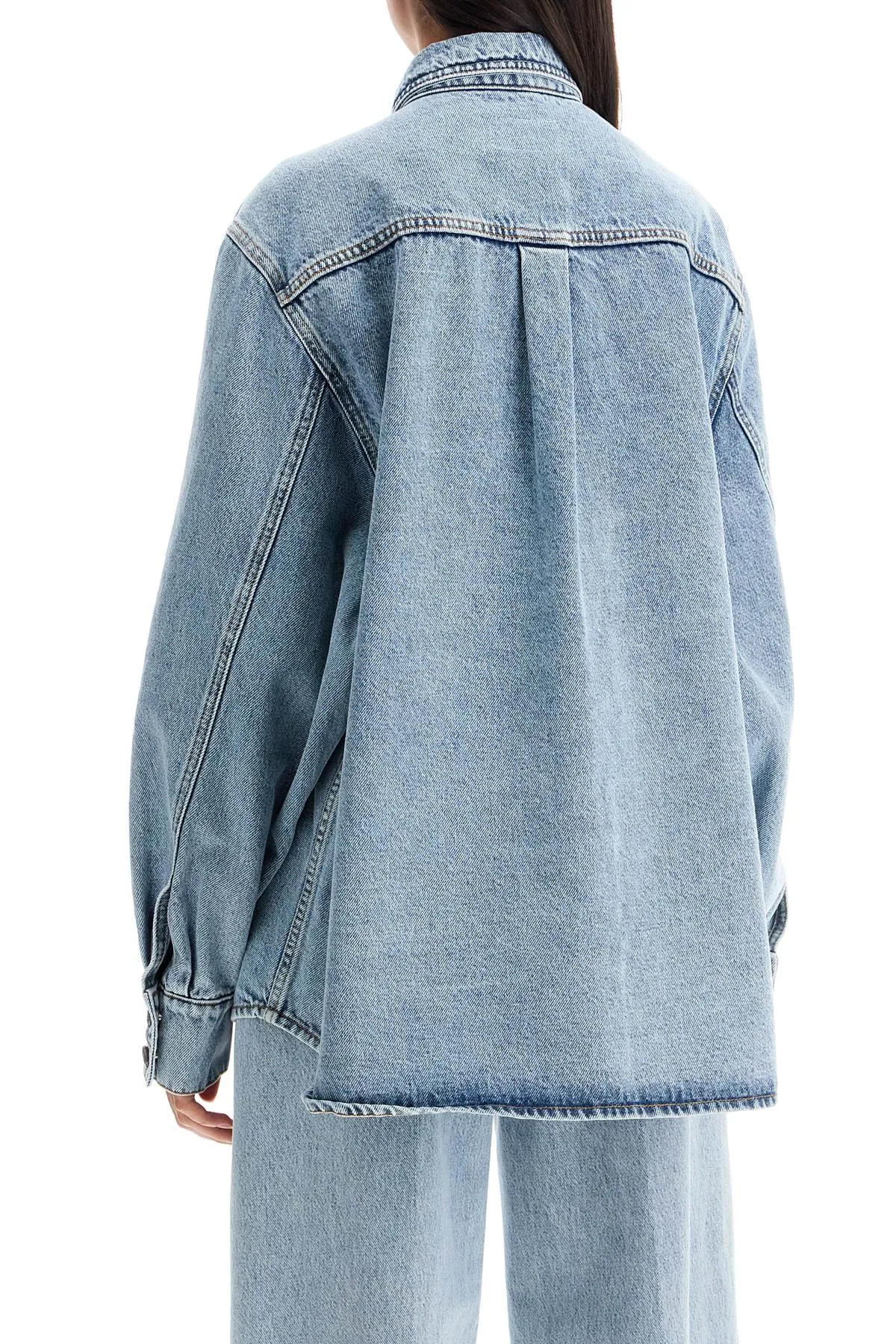 Denim Oversized Shirt For Women