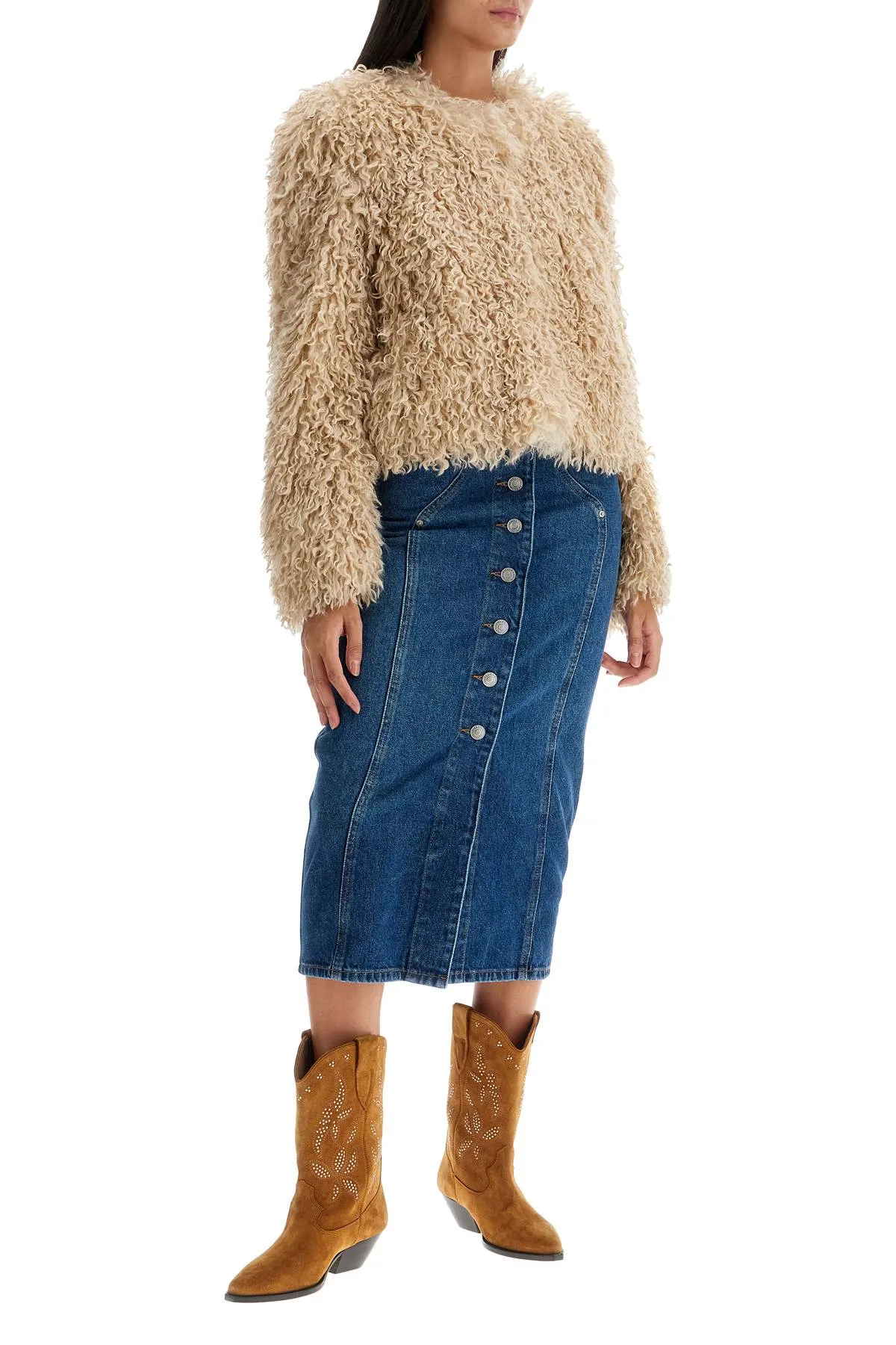 Denim Vandy Skirt For