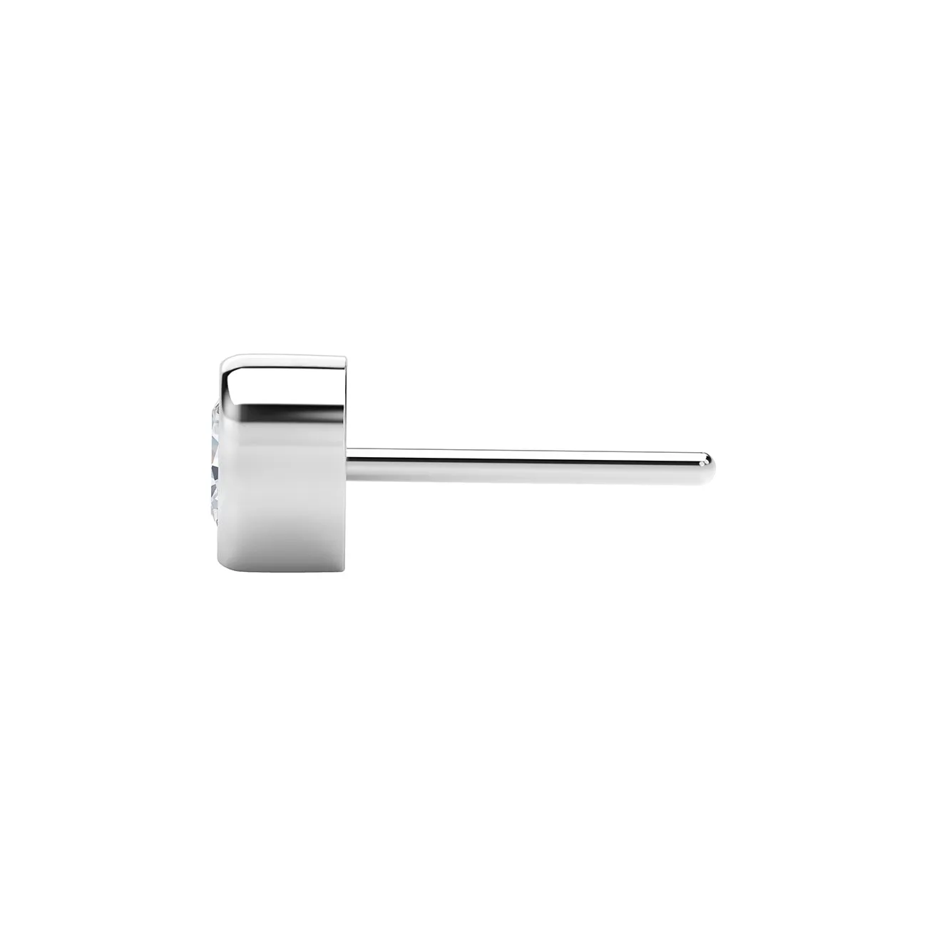 Forevermark Tribute™ Round Diamond Bezel Stud Earrings