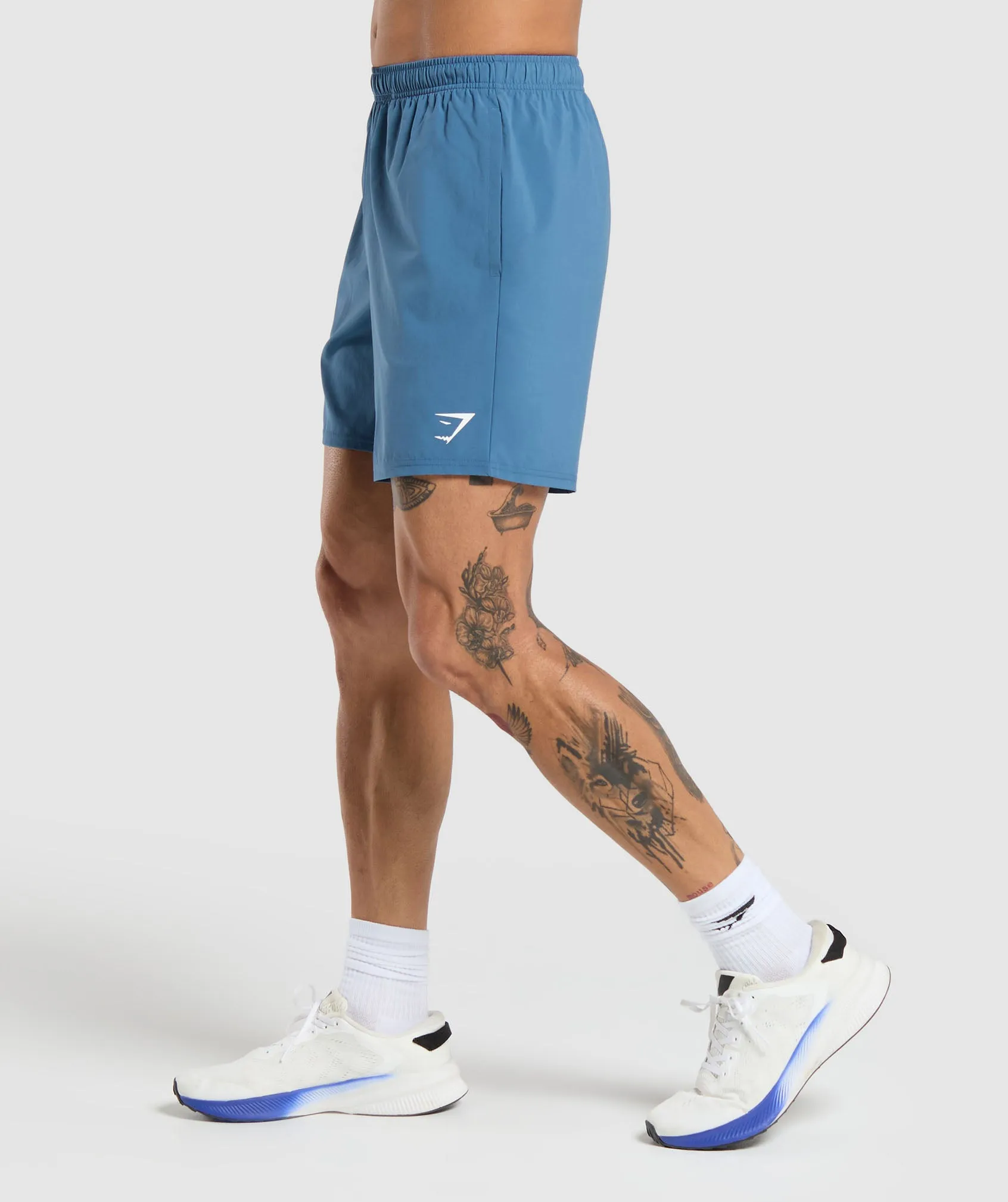 Gymshark Arrival 7" Shorts - Utility Blue