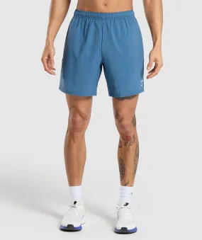 Gymshark Arrival 7" Shorts - Utility Blue