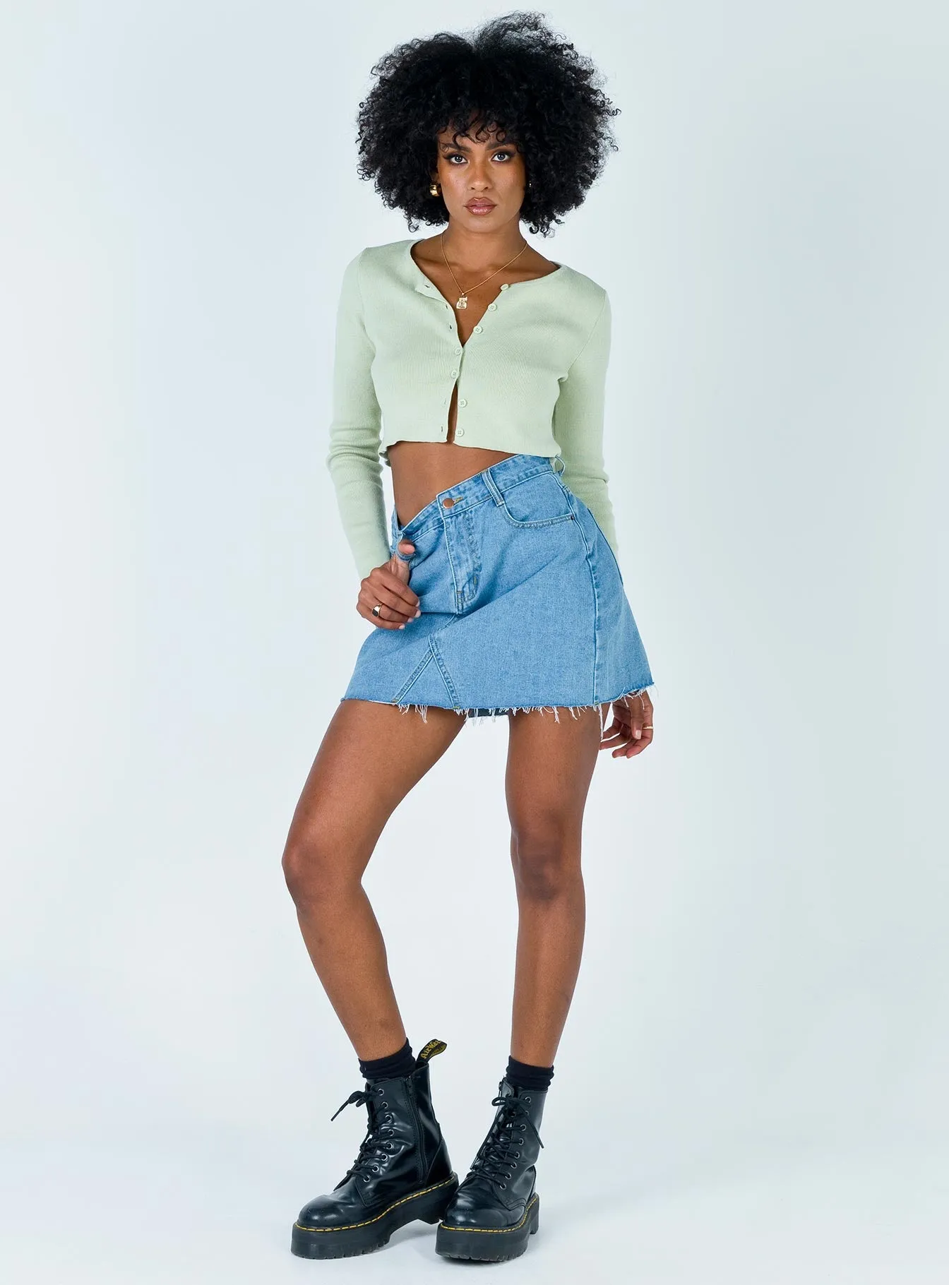 Hallie Denim Mini Skirt