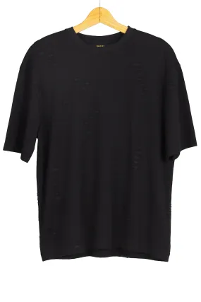 Hustle Men's Loose Fit Casual Oversize T-Shirt