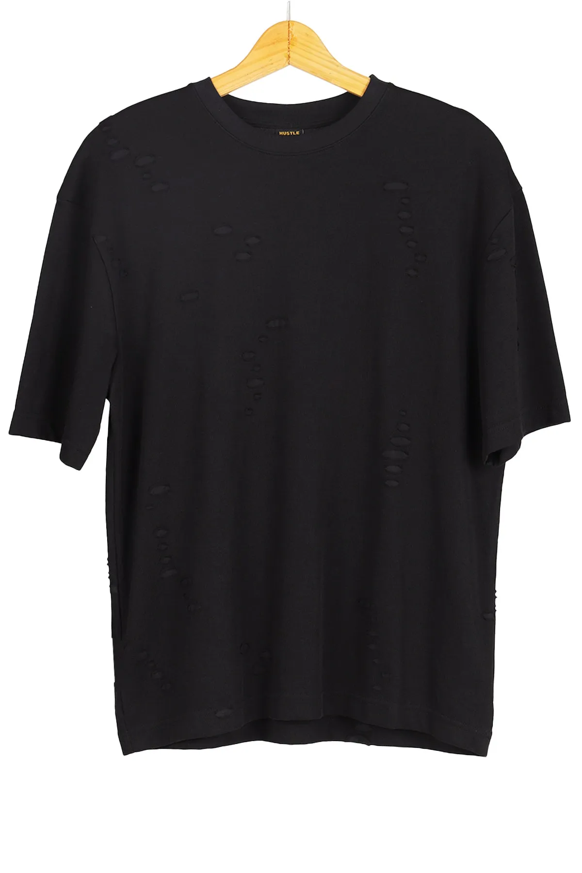 Hustle Men's Loose Fit Casual Oversize T-Shirt