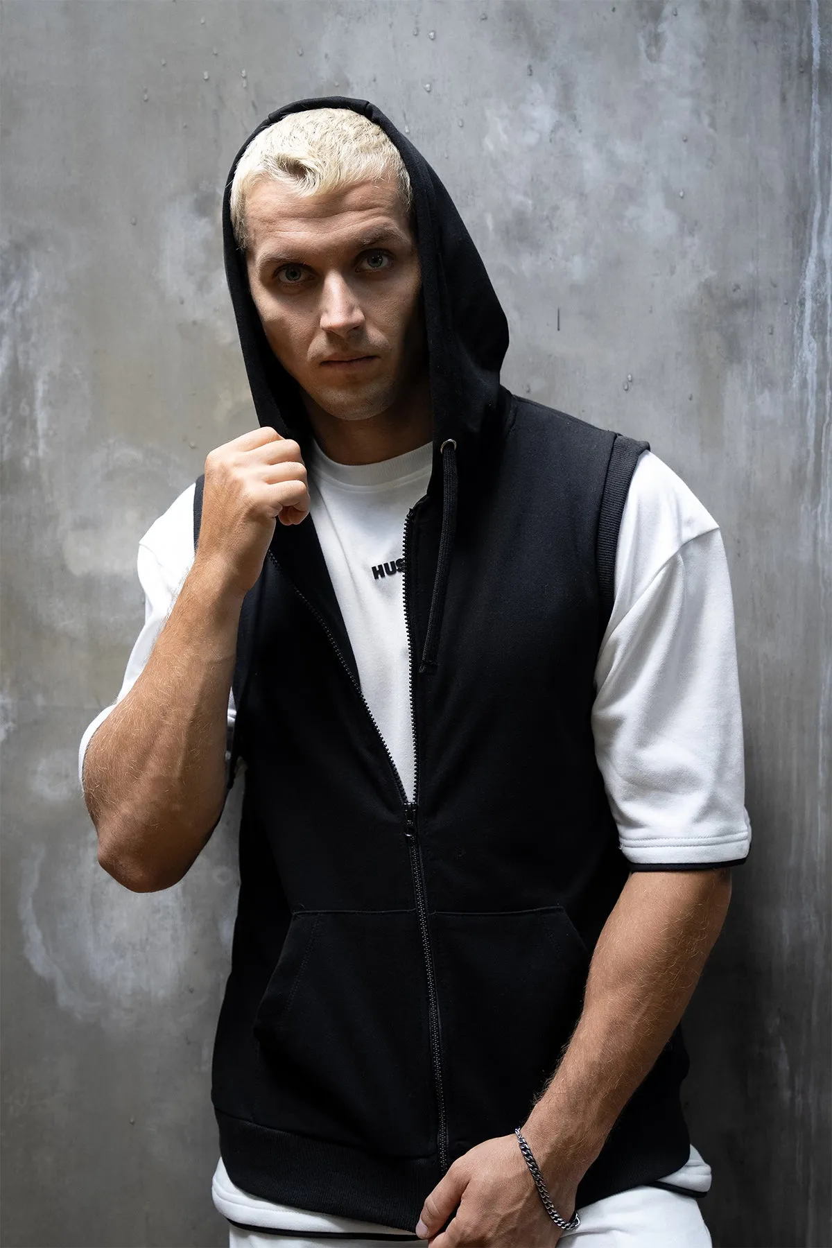 Hustle Men's Short Sleeve Casual Oversize T-Shirt
