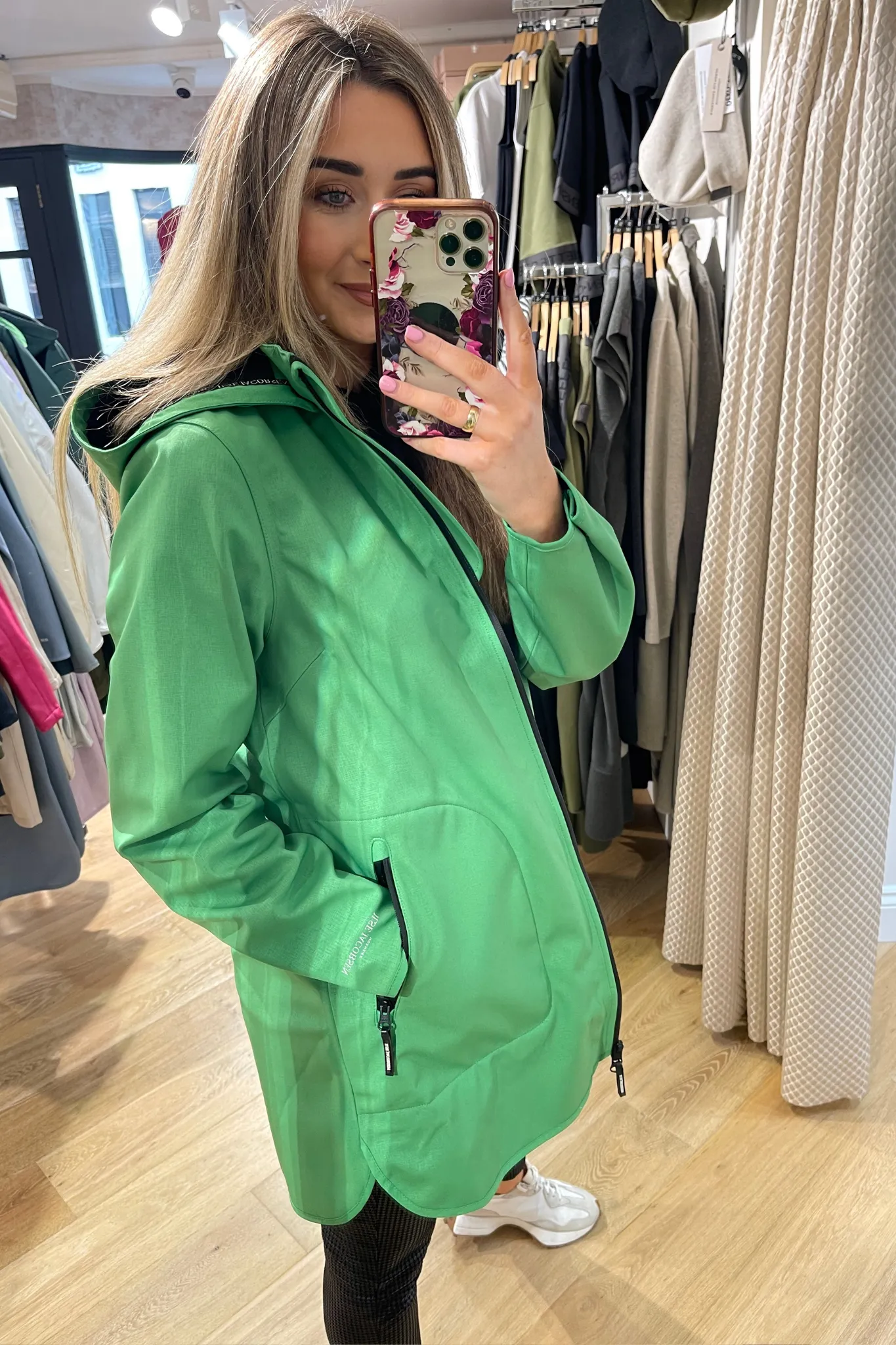 Ilse Jacobsen Rain 135B Ever Green Coat