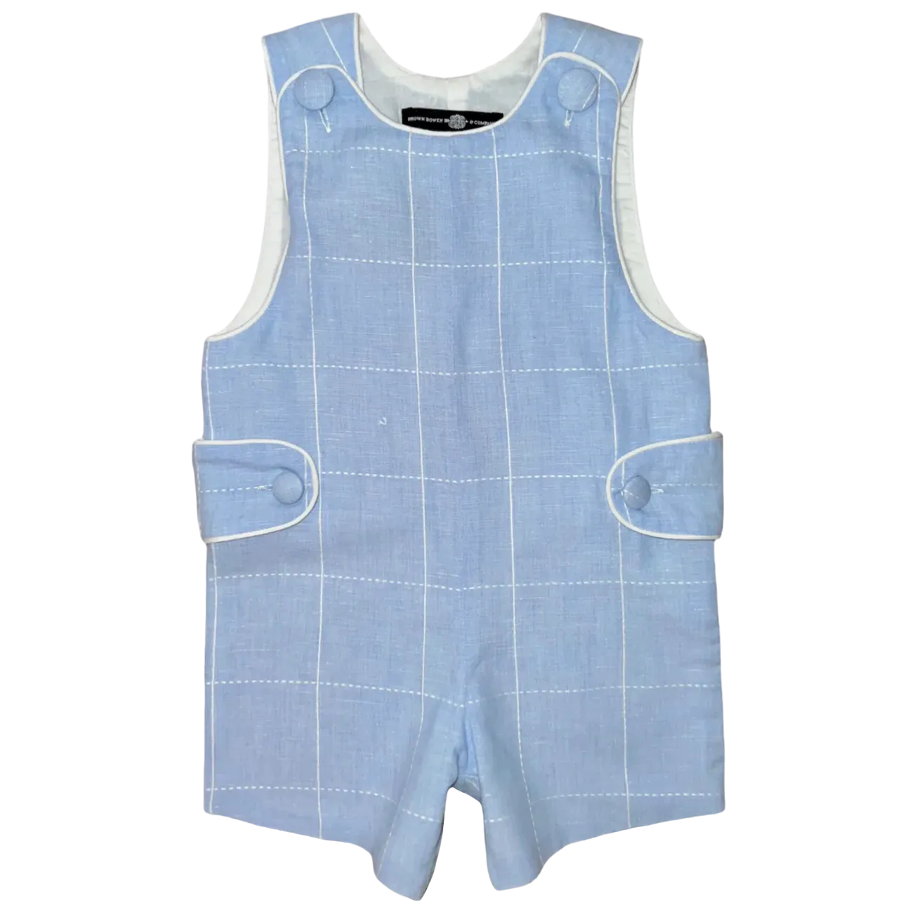 James Island John John – Palmetto Bluff Blue Linen